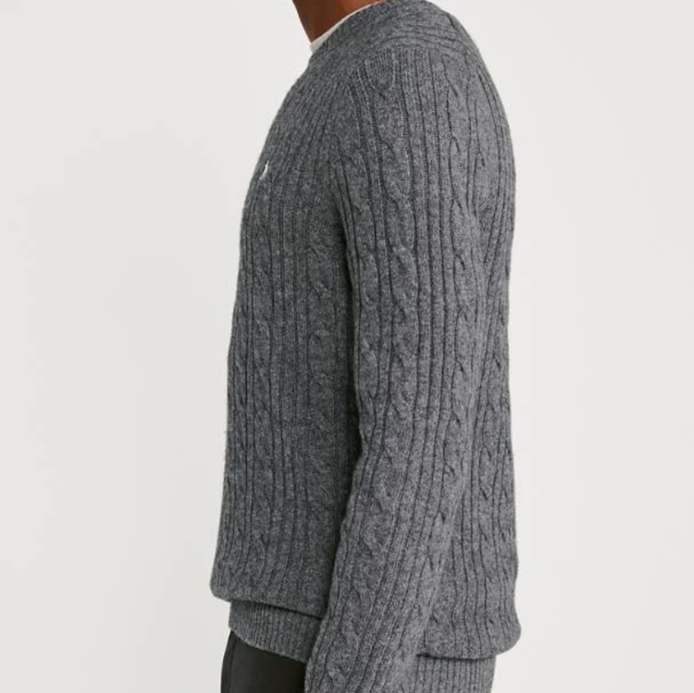Abercrombie Icob Cable men's sweater XL - Picture 4 of 9